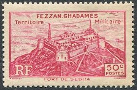 Postal history Fezzan
