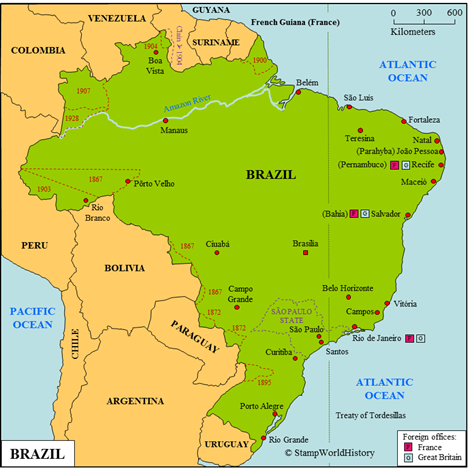 Postal history Brazil