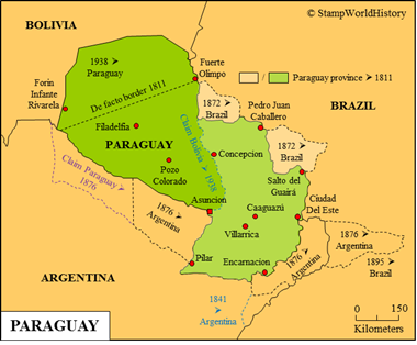 Postal history Paraguay