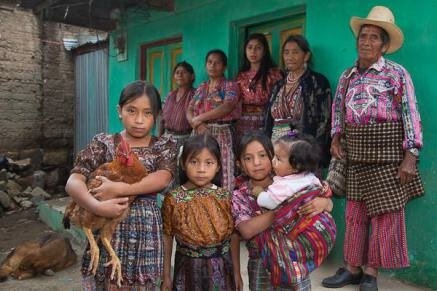 Guatemala Mayan family