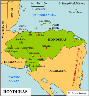 Postal history Honduras