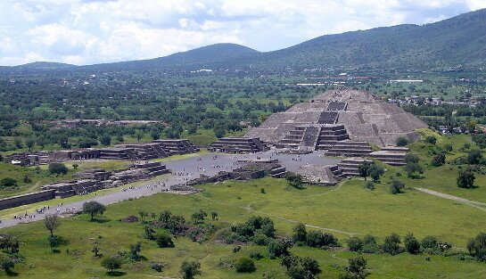 Teotihuacan is the most visited archeological site in Mexico. The city of Teotihuacan was at its height between 100 AD and 500 AD. Little is known about the people that built the city.