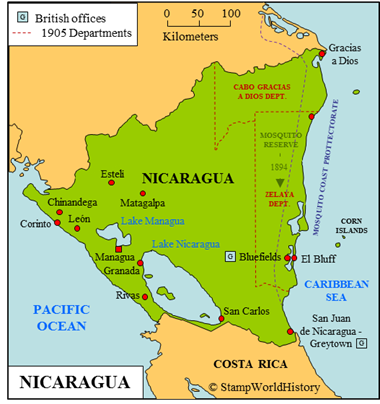 Postal history Nicaragua