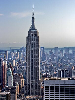 The Empire State Building in New York. One of the icons of economic the prowess of the United States