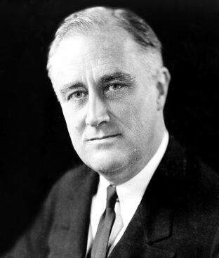 Franklin Delano Roosevelt - President of the New Deal and during WWII