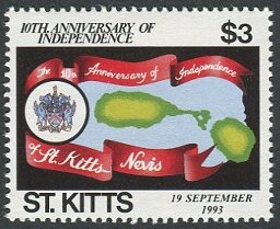 Postal history Saint Kitts