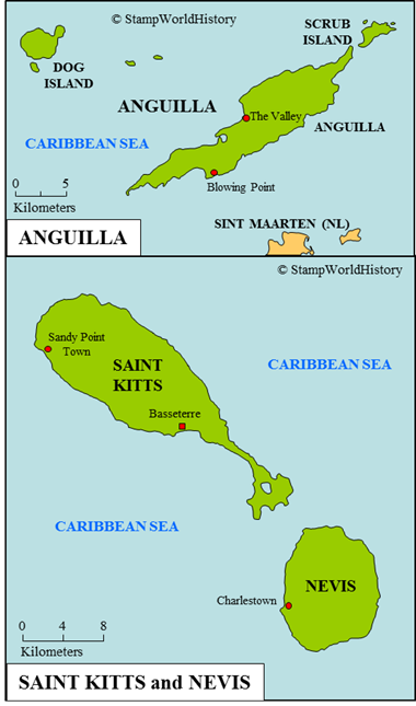 Postal history Saint Kitts, Nevis & Anguilla