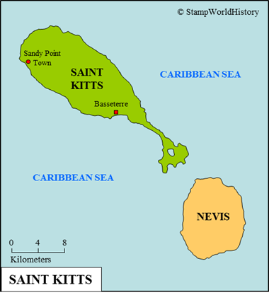 Postal history Saint Kitts