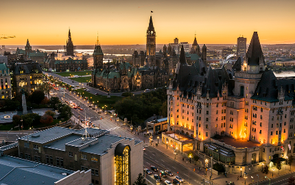 Ottawa is the Canadian capital and the seat of the federal government.