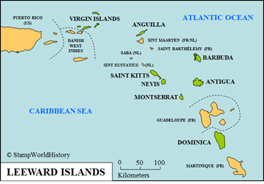 Postal history Leeward Islands