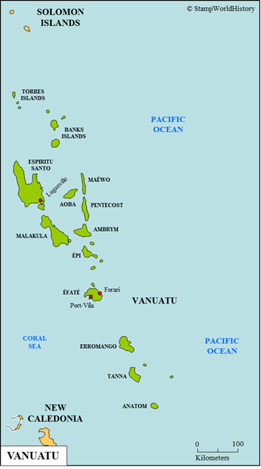 Postal history Vanuatu