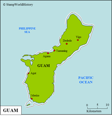 Postal history Guam