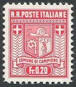 Postal history Campione