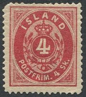 1873 Numeral Iceland