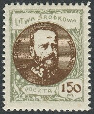 Postal history Central Lithuania