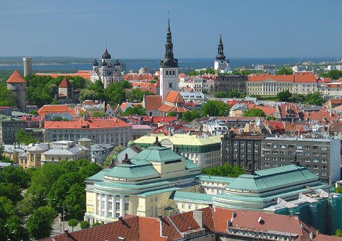 Tallinn - the capital of Estonia - today.